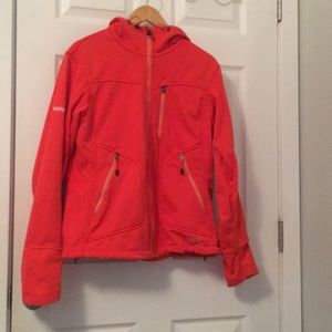 Cabelas guidewear orange wind stopper Zip Up